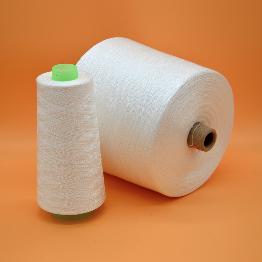 polyester staple fiber yarn for sewing thread 40/2/3