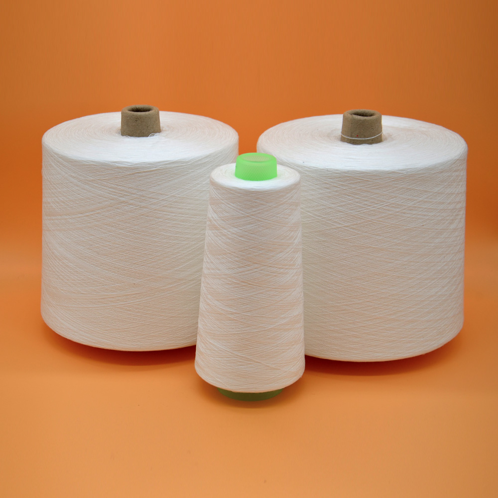 high strength 50s/2 100% spun polyester yarn paper cone yarn
