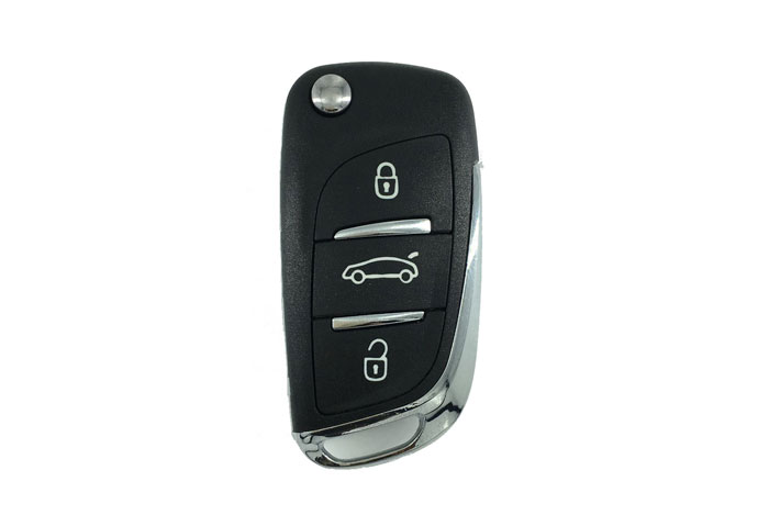 3 buttons DS style Peugeot 3008 folding key