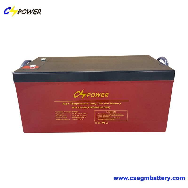 Manufacturer High Temperature Pure Gel Battery 12V300ah for Energy Power