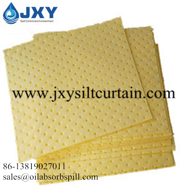 Yellow Chemical Absorbent Pads