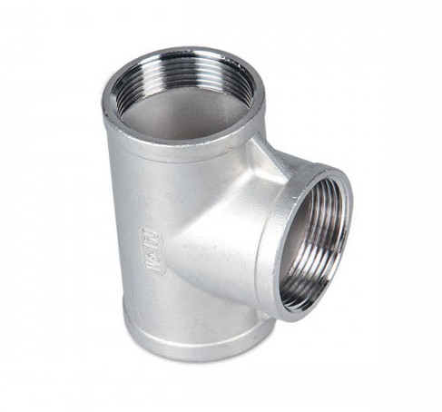 Factory Outlet high standard Stainless steel precision casting internal thread Tee