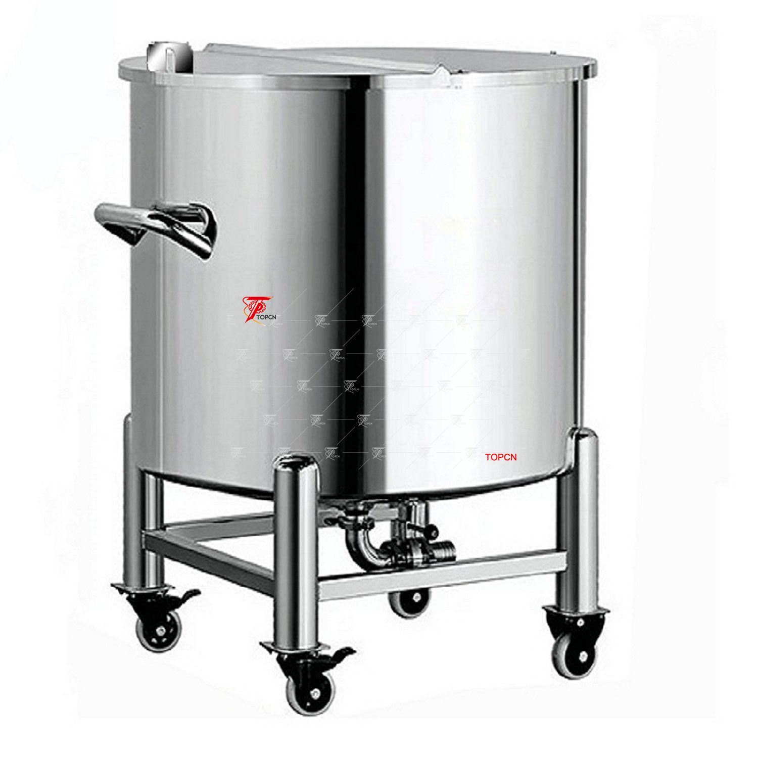 Single-layer Stainless Steel Tank, Top Open Water Storage Tank, Fixed Single Layer Stainless Steel Container