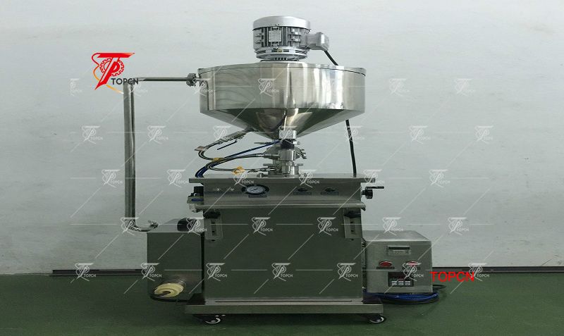 Hot Sale Semi Automatic Mixing And Heating Lipstick Bottle Filler Paste Filling Machine For Cosmetics Cream,Cream Paste Filling Machine
