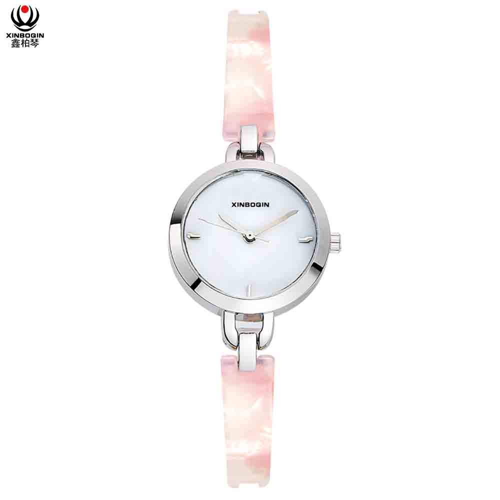XINBOQIN Supplier Customised OEM Brand Cheap Fancy Business Quartz Acetate Watch
