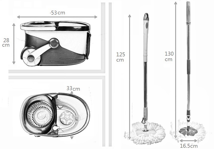KXY-PC Deluxe 360 spin mop with wheels,Best Selling 360 Spin Mop With Wheels,Deluxe 360 Spin Mop With Wheels,360 Spin Mop With Foot Pedal Supplier