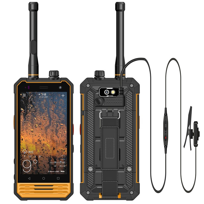 Самый дешевый 4,7-дюймовый MT6737VCT Android 7.0 взрывозащищенный телефон 4G Автозаправочная станция Телефон PTT NFC Химический телефон с внешней камерой