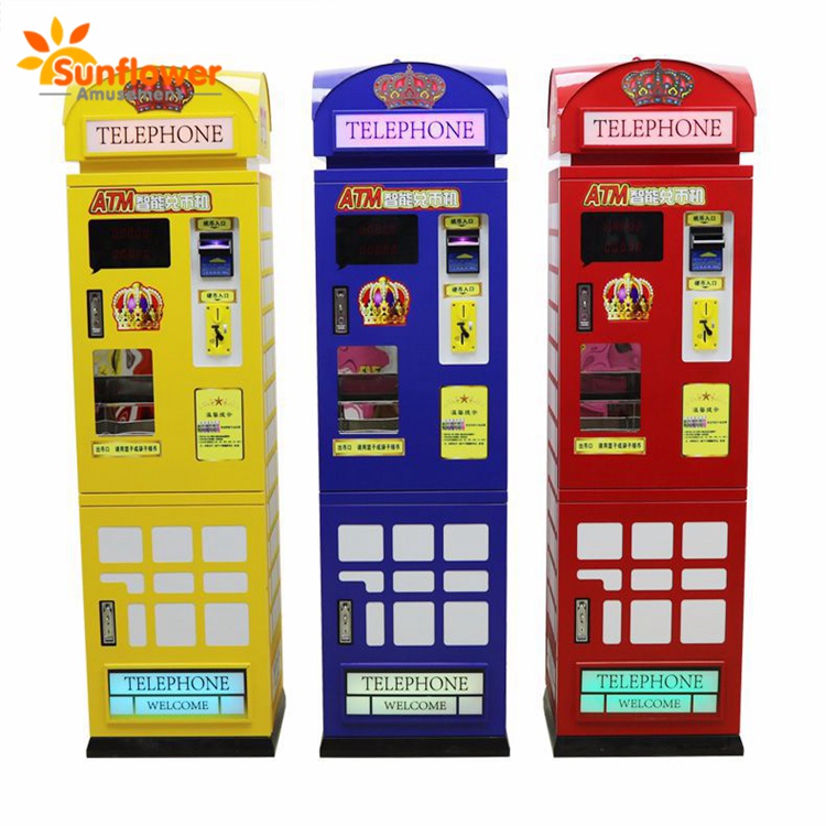Highly Security Currency Exchange Money ATM Coin Change Vending Machine
