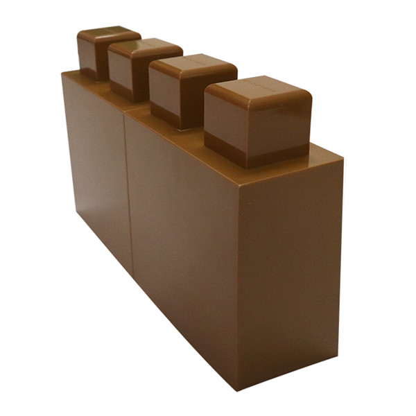 New arrival construction bricks plastic building blocks hard material interlocking larger recyclable blocks