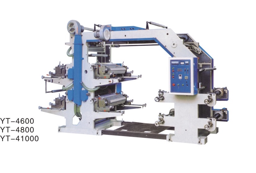 Four-color flexo printing machine YT-4600, 4800,41000