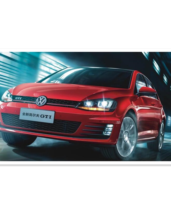 China modified 2015 Volkswagen headlamp and bumper with GTI outlook