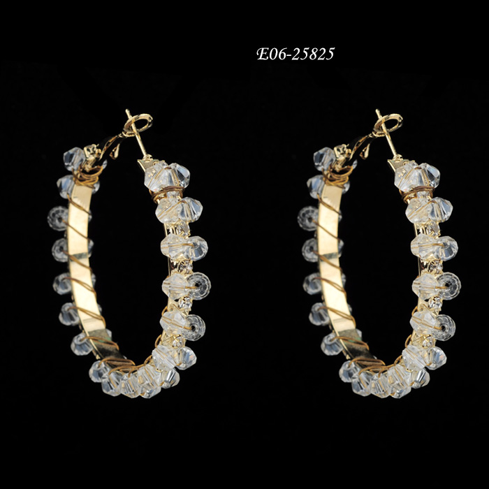 Hoop E06-25825  Wholesale earrings,Fashion earrings,Fashion jewelry sets