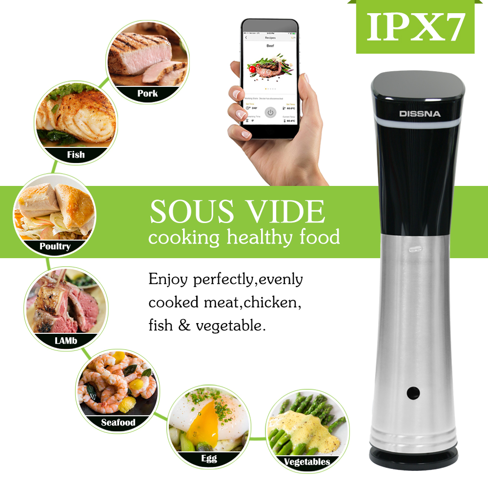 Cooking Machine Sous Vide Precise Slow Cooker Sous Vide With IPX7