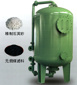 stainless steel or carbon steel Mechanical filter, quartz sand filter, activated carbon filter for water treatment 