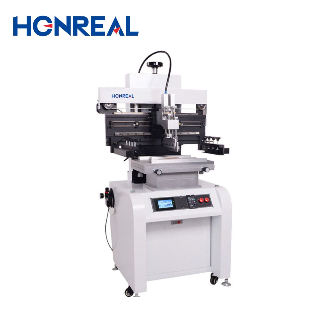 Полуавтоматический SMT принтер для экрана размером 1200 печатных плат в smt светодиодной производственной линии