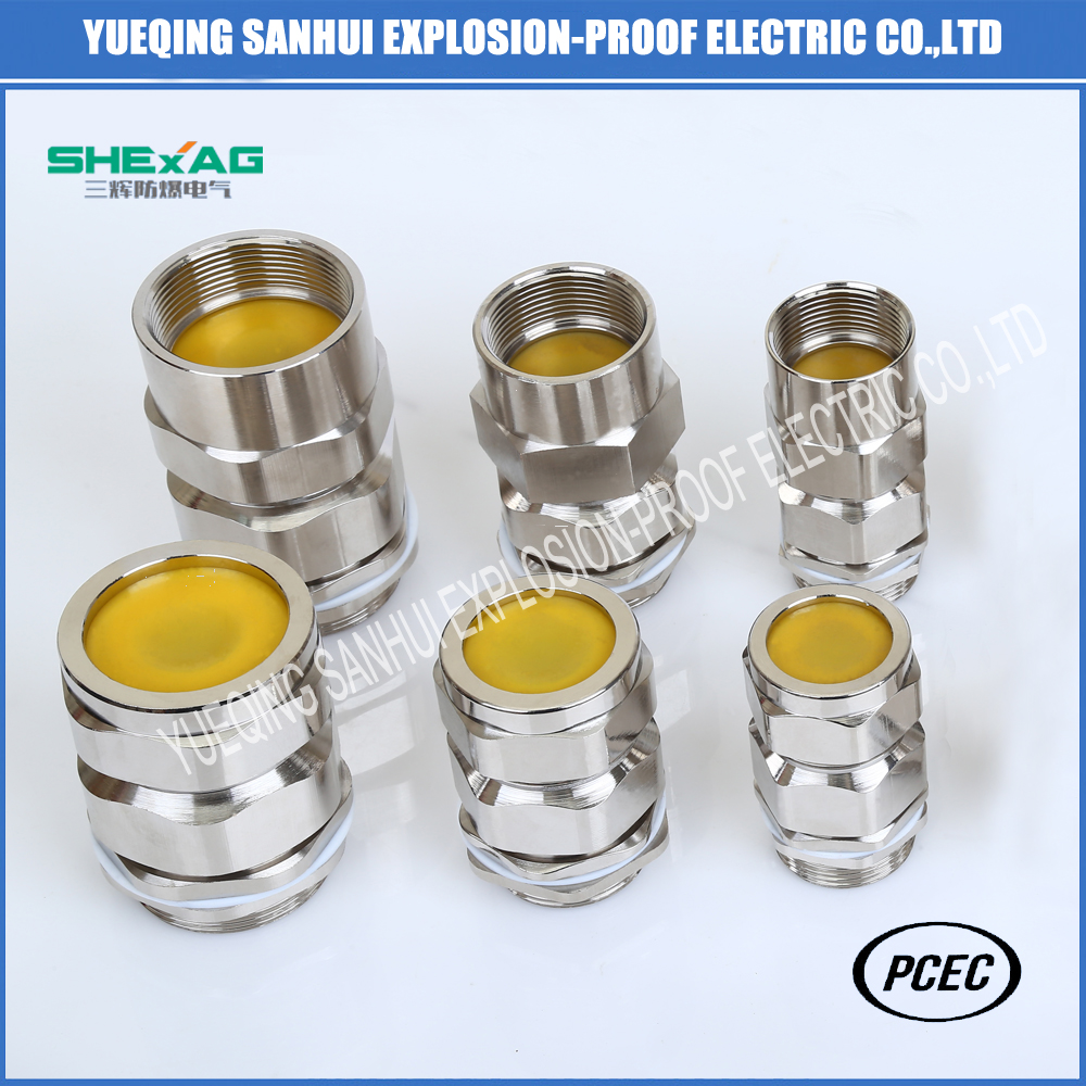 Hot sale Increased safety  clamping brass cable gland 