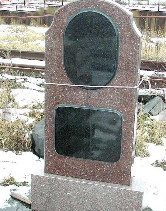 Russia granite tombstone