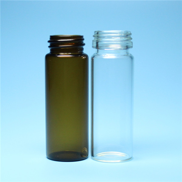 10ml clear or brown screw small glass vial