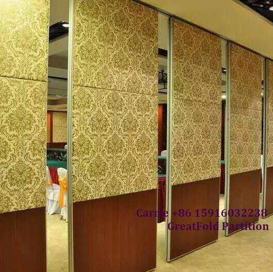 Customized full height office sliding folding soundproof partition wall