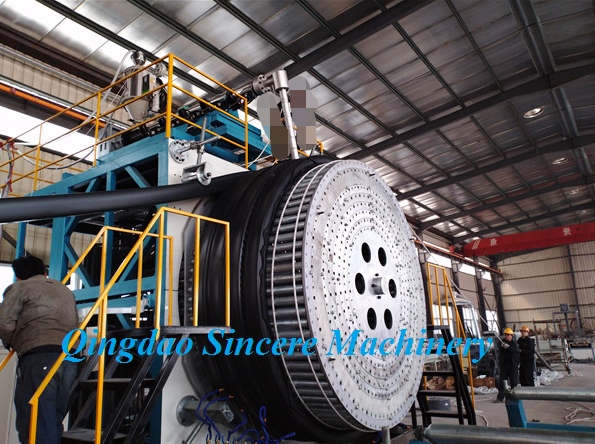 HDPE water retention tank extrusion production line, culvert pipe machines, hollow wall winding pipe production line machine