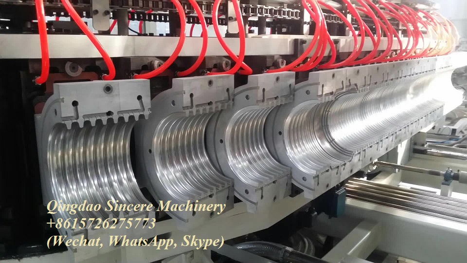 High-speed DWC corrugated pipes extrusion production line