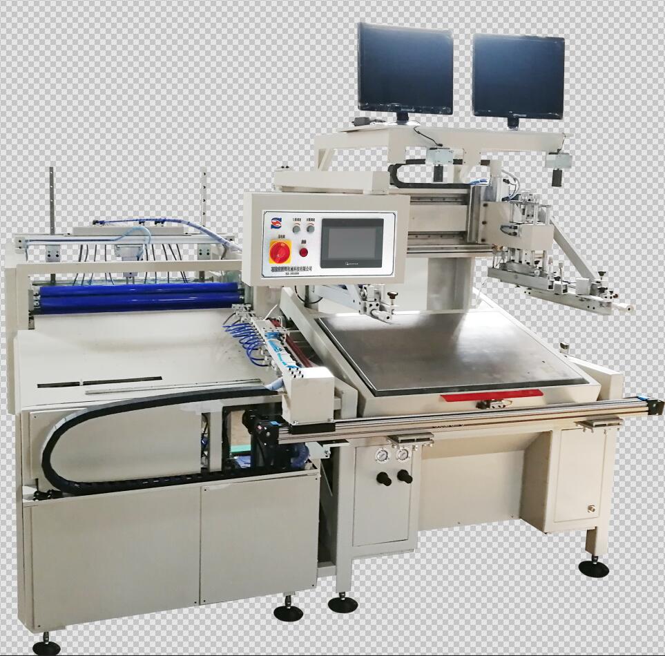 HY-D56 Double-sided Dust Removal Automatic Screen Printing Machine