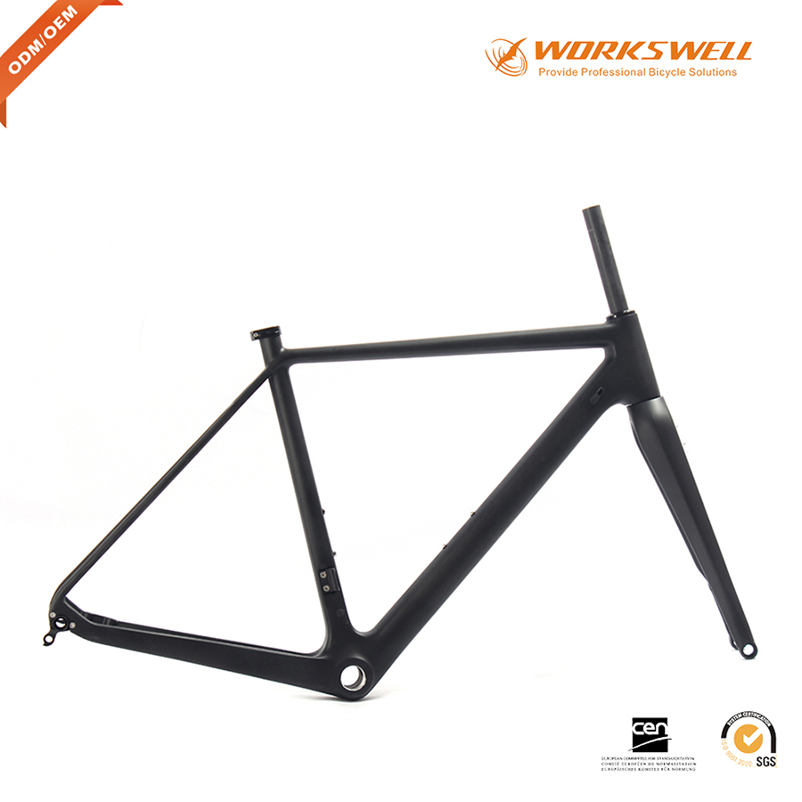 Factory price with best quality Cyclocross Disc Brake road carbon bike frame