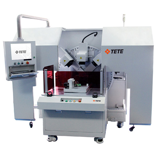 Трехголовая лазерная маркировочная машина 3D, гравировальная система Специально для многоплоскостных изделий TETE DPF-3M40