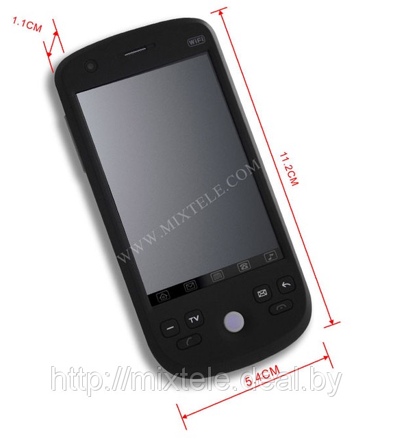 китайский Android смартфон W007, 2 sim, GPS и TV 89$