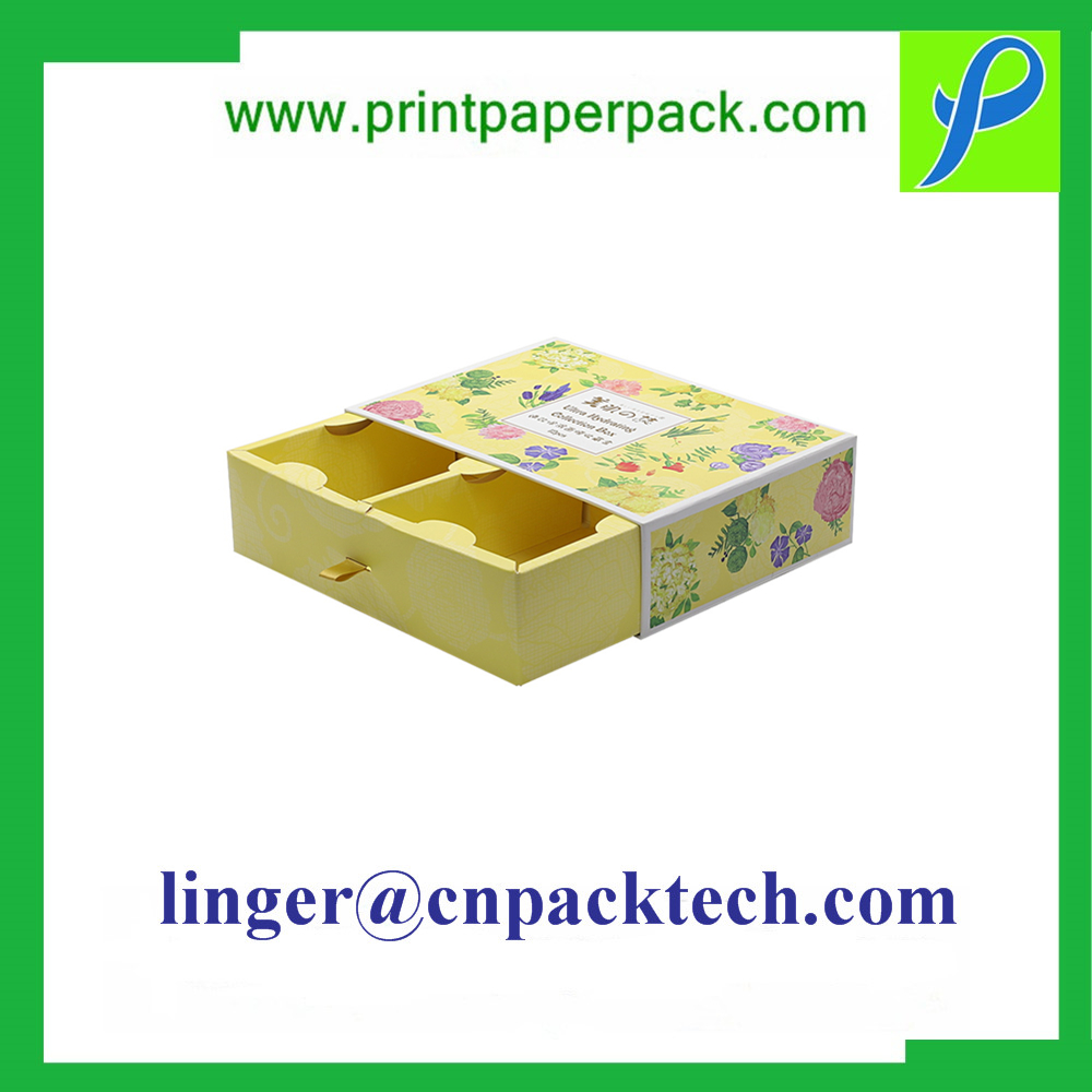 Customized Kraft Paper Rectangle Shape Gift Packaging Box