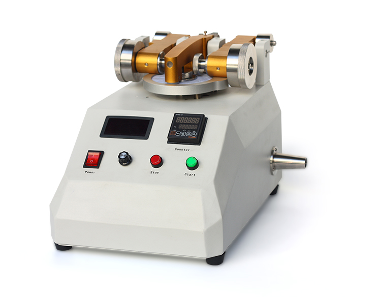 taber abrasion and wear test instrument with double head