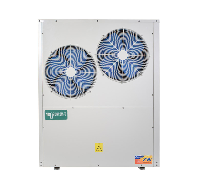 AIROSD brand 17kw DKFXR-017UCII EVI low temperature hot water heater heat pump for solar