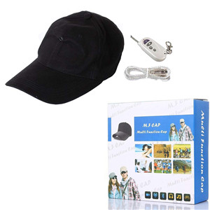 8GB 1080P Camera Hat, Outdoor Sport Camera,  Covert Video Recorder Remote Control Baseball Cap Wearable Cam