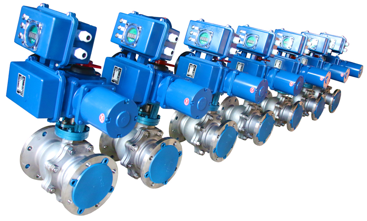 90 degree actuated float SD electric ball valve 
