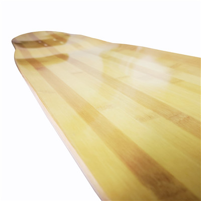 2019 China Hot Sale BAMBOO Glassfiber Longboard Deck wholesale Dancing Longboard Skateboard