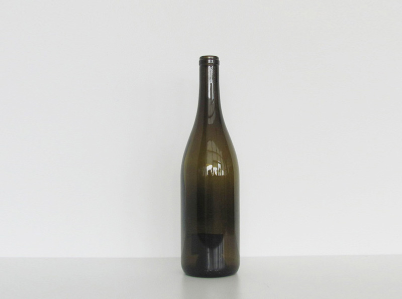Burgundy Wine Glass Bottle 2059