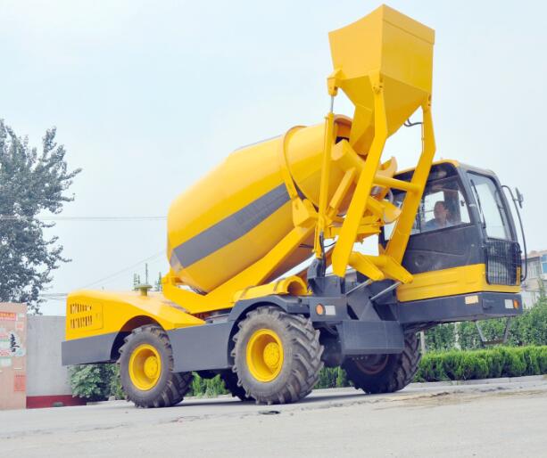 QGMC self loading concrete mixer for sale