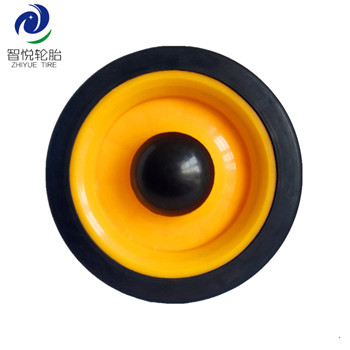 5 inch Factory price industrial semi pneumatic rubber wheel for tool box cart luggage trolley wholesale