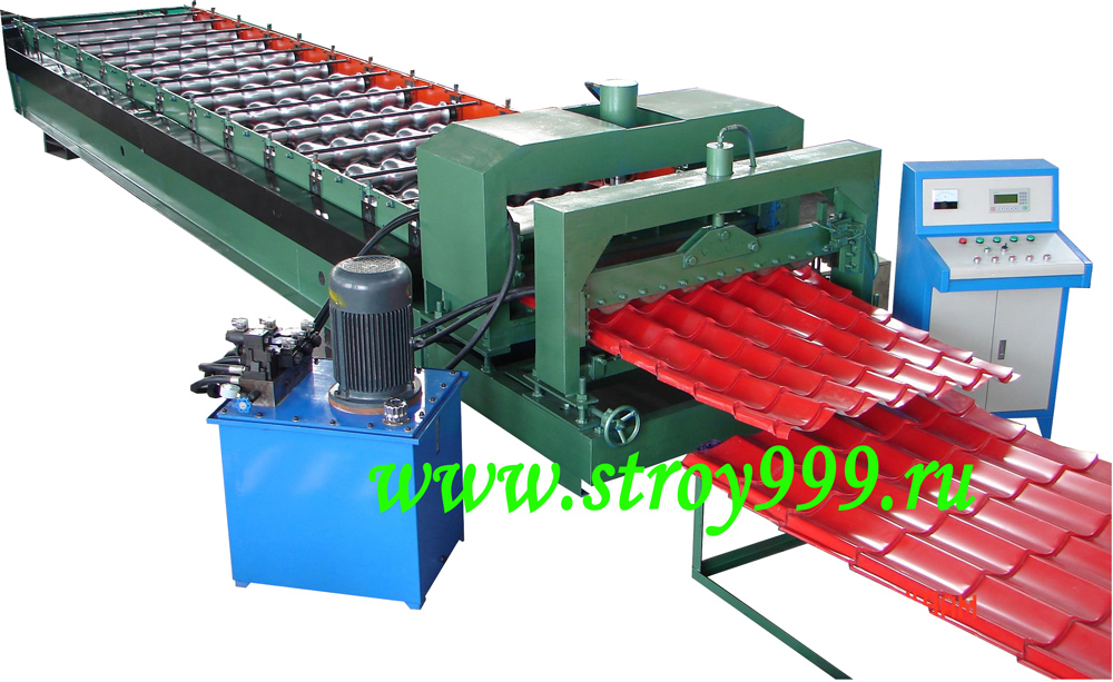 the roll forming machine Model Monterey V1100