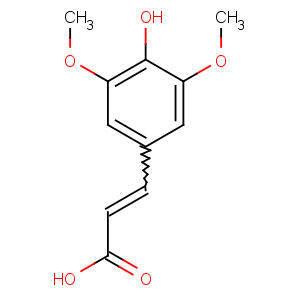 2-Propenoicacid, 3-(4-hydroxy-3,5-dimethoxyphenyl)-