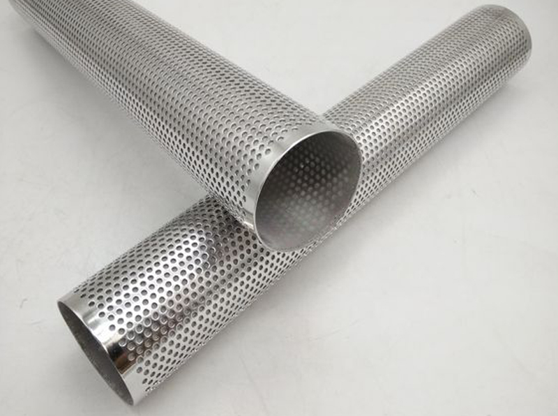 Stainless Steel Perforated Pipe Perforated Screen Tube   Filters & Baskets
