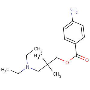 1-丙醇，2-[（二乙氨基）甲基]-2-甲基-1-（4-氨基苯甲酸酯）