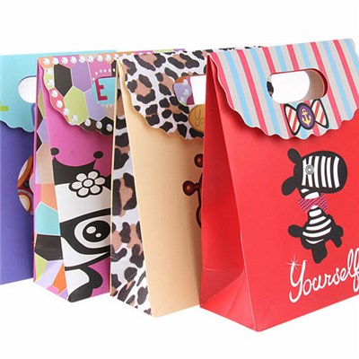 Luxury Paper Shopping Bags with Custom Handle,Printed Paper Gift Bags