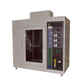  Horizontal & Vertical Flammability Tester (flammability chamber), used to determine the flammability of plastic materials for parts in devices and appliances. UL94 Horizontal & Vertical Flammability 