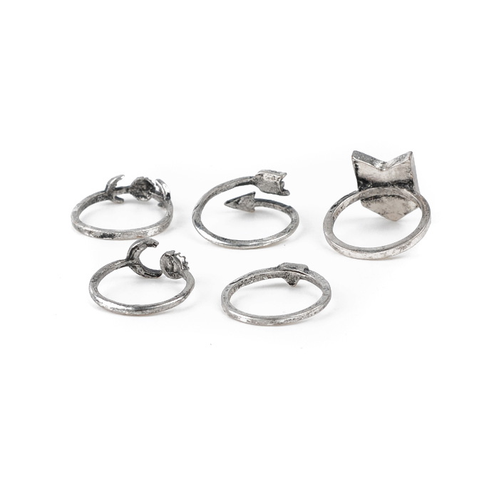 Ring Set R06-9297  crystal rings  ceramic fashion rings