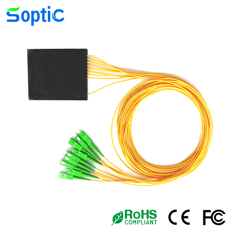 SC/UPC Connector 1x4 PLC Fibre Optic Cable Splitter For FTTX