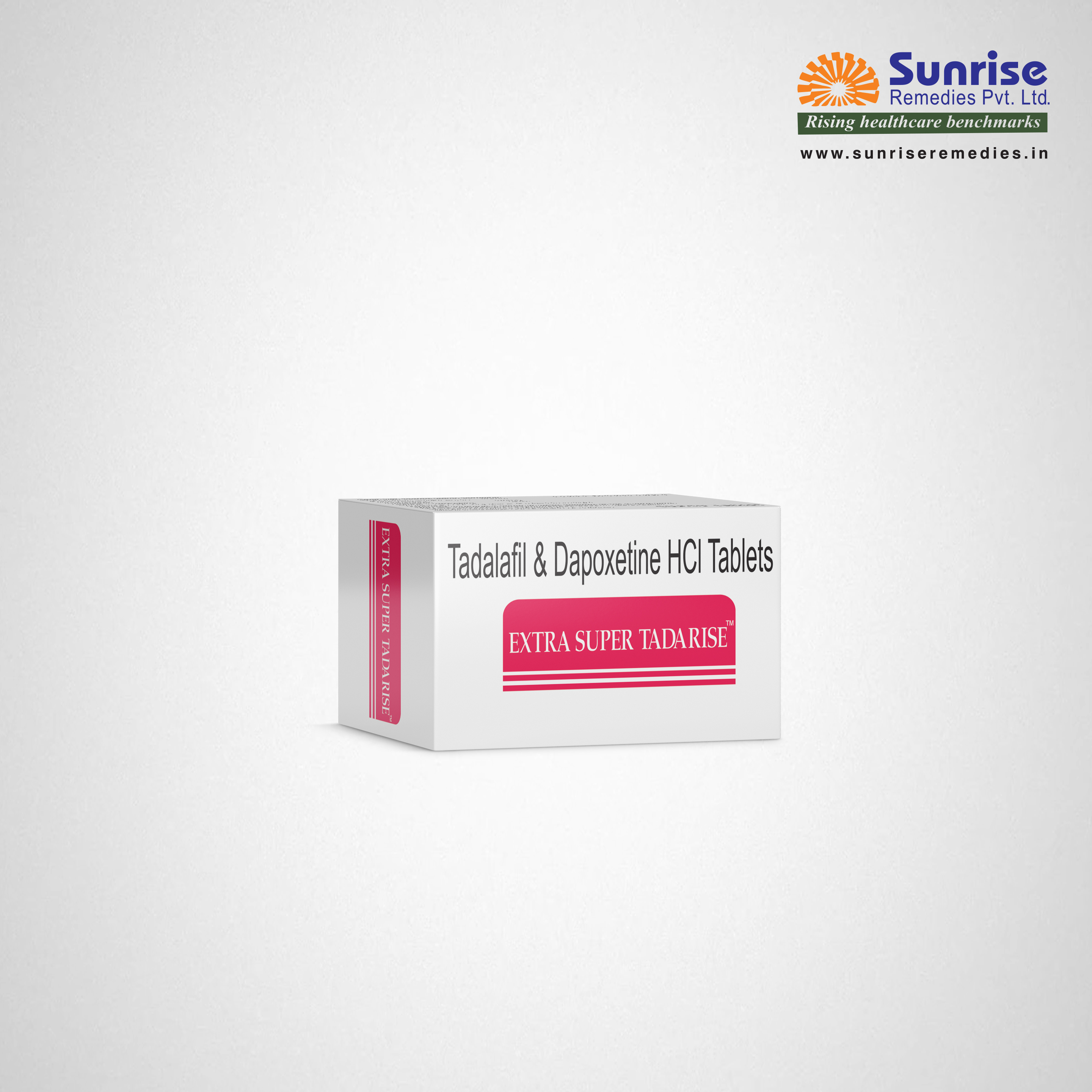 Extra Super Tadarise | Tadalafil & Dapoxetine | Sunrise Remedies