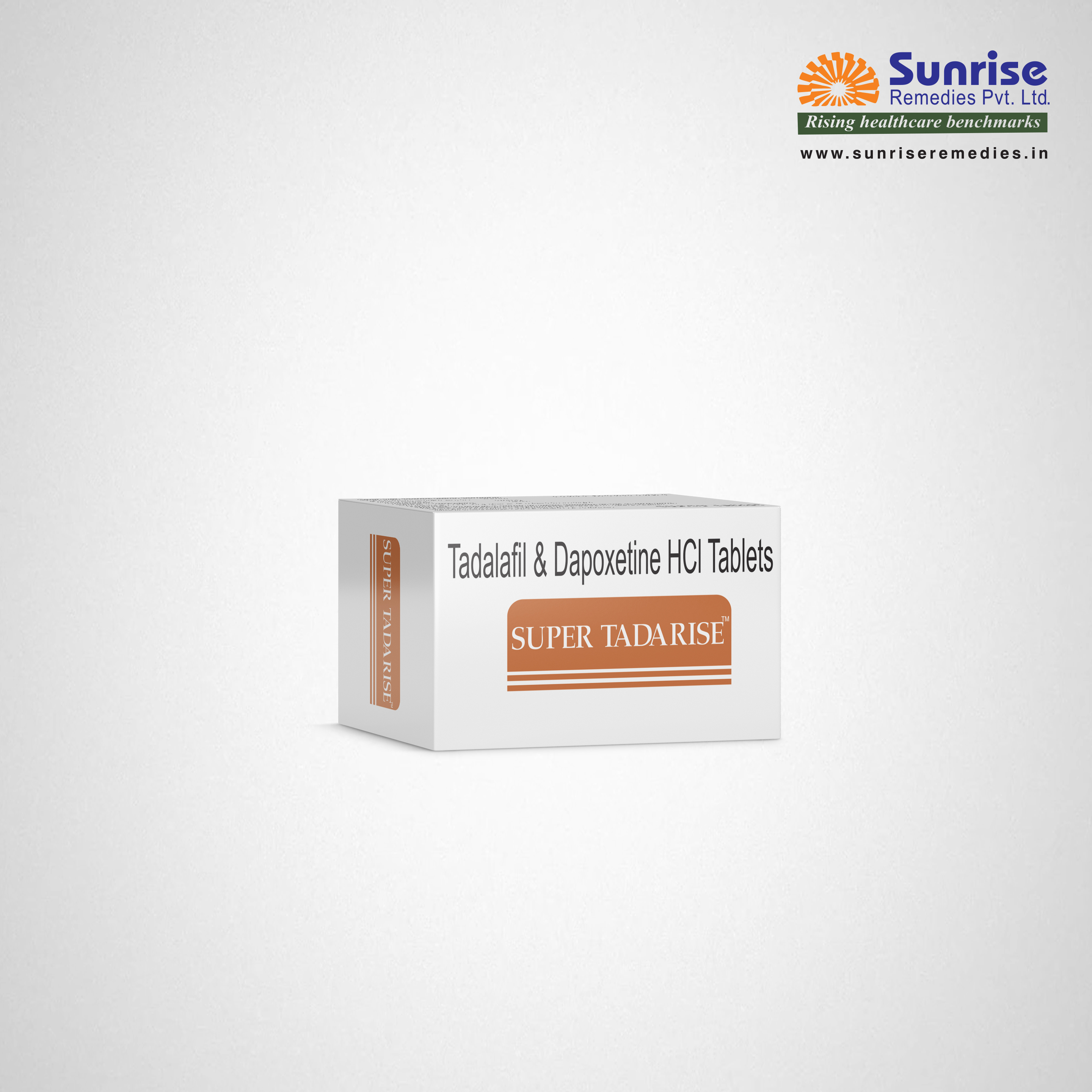 Super Tadarise | Tadalafil & Dapoxetine | Sunrise Remedies