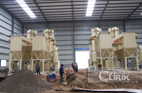 Carbon black grinding mill, processing line