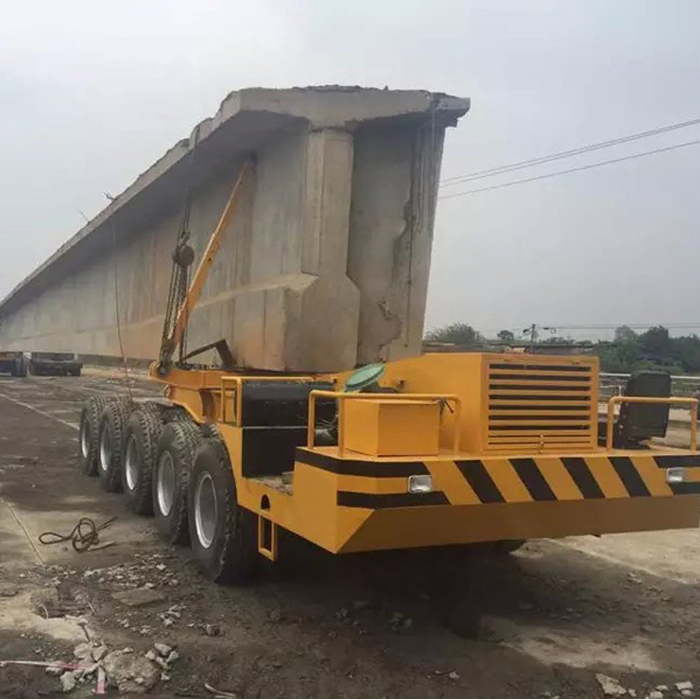 180T T girder transporter self-propelled modular trailer for concrete girder transporter